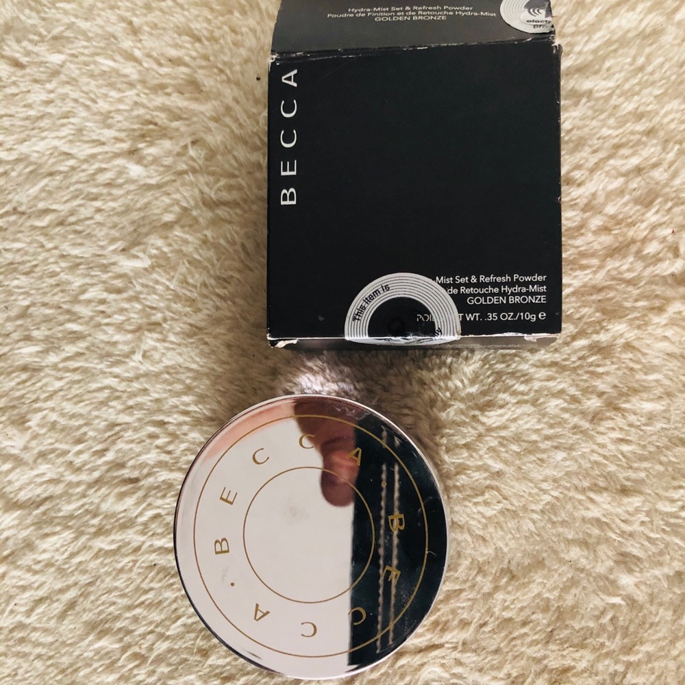 Becca translucent setting powder